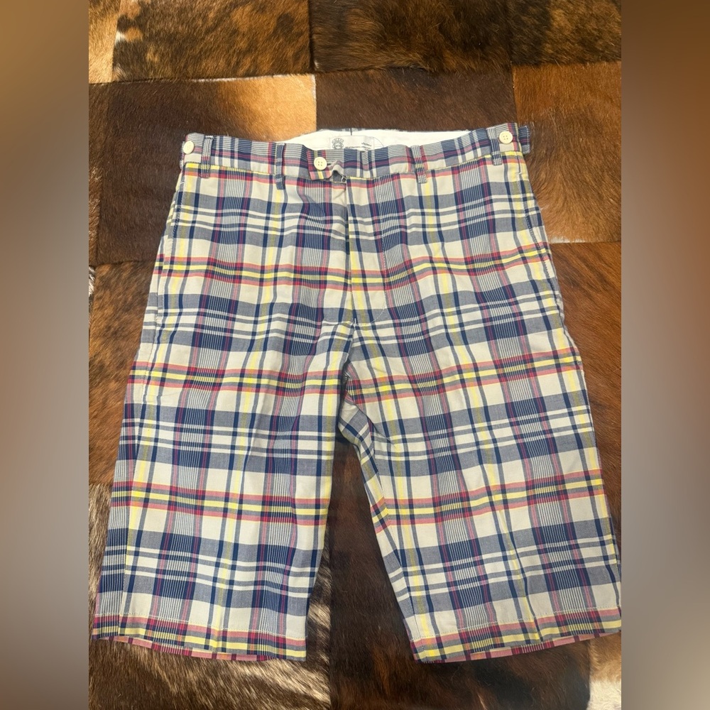Visvim Plaid Cotton Shorts